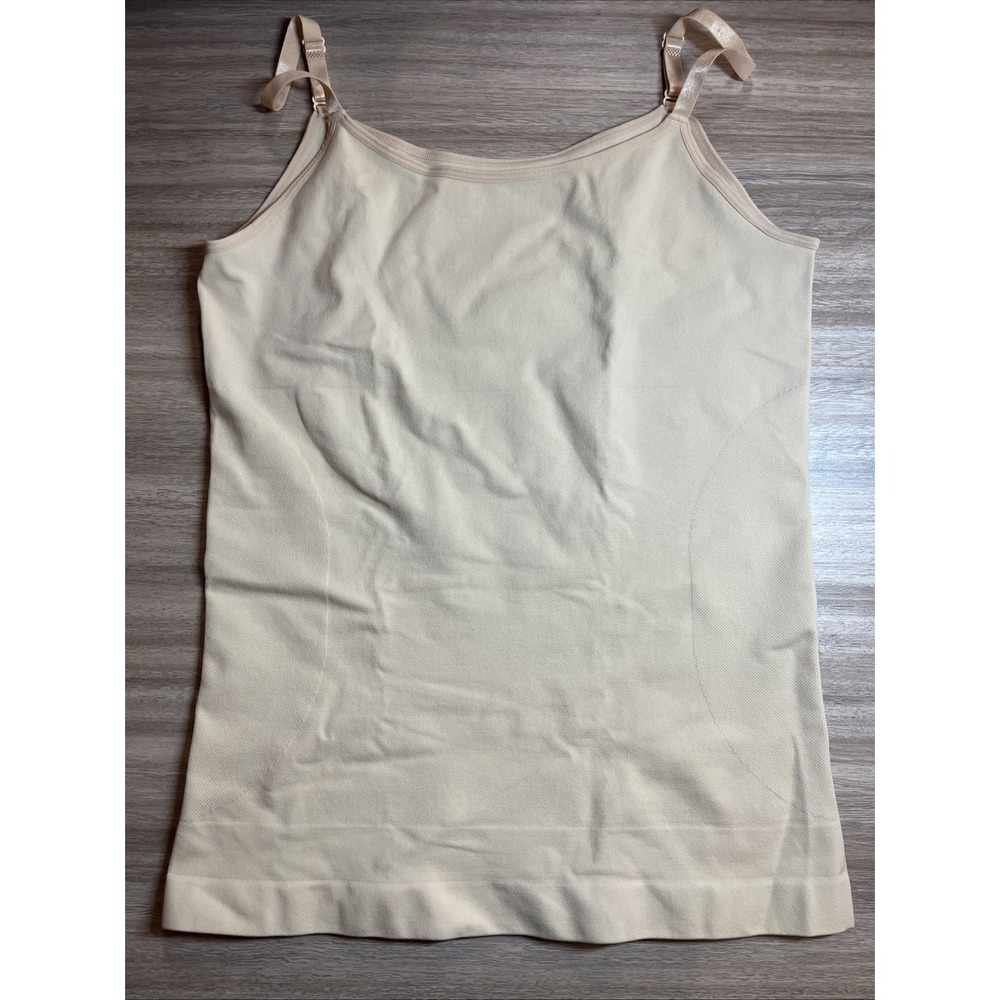 Shapewear Tank Top Camisole 3XL Beige Nylon‎ Spandex Tummy Control Slimming - Picture 2 of 4